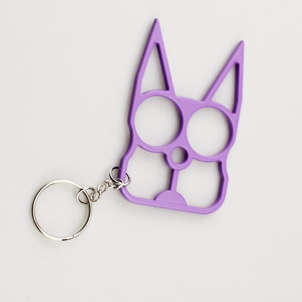 Cat Self Defense Keychain Metal - Picture 2 of 2